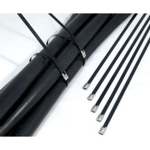 CABLE TIE 316SS STD COAT H/DUTY 360X4.6MM 100BX