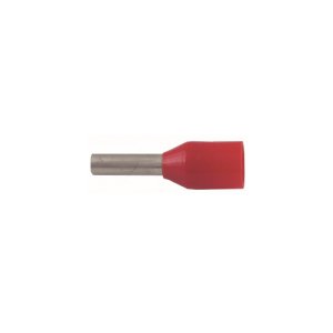 BOOTLACE TERMINAL INS RED 1X8MM PK100 ALCO
