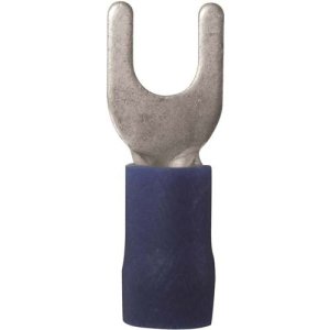 FORK TERMINAL INS 1.5-2.5 6MM BLUE PK100 ALCO