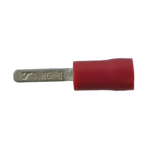 FLAT BLADE TERMINAL INS 0.5-1.5X10MM RED PK100 ALCO