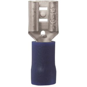 TERMINAL FEMALE Q/C INS 1.5-2.5 BLUE PK10 ALCO