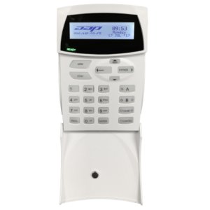 KEYPAD INFINITY FULL LCD WHITE ELITECONTROL
