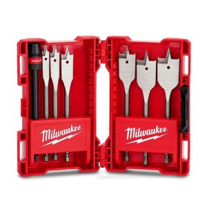 MIL TIMBER SPADE BIT 7PC SET