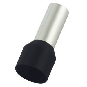 TERMINAL BOOTLACE END 25MM CABLE BLACK SUPERLUG 5PK