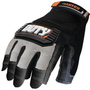 GLOVE ARMOUR MECHANICS BLK SZ9 DUTY MASTER FINGLESS