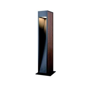 BOLLARD LED 7W 3000K IP65 NON DIM BLACK & WOOD