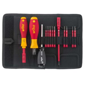TORQUE DRIVER SET INSULATED VDE RATED 13 PIECE WIHA POUCH