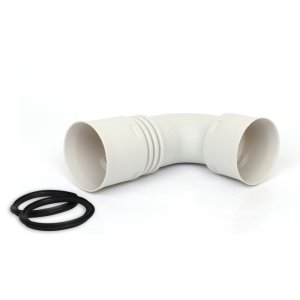 FLEXIBLE DUCTS BEND 90DEG (INCL.2 GASKETS)
