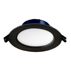 DOWNLIGHT REC QUICK CONN 9W 800-900LM 3CCT BLACK LOPEZ