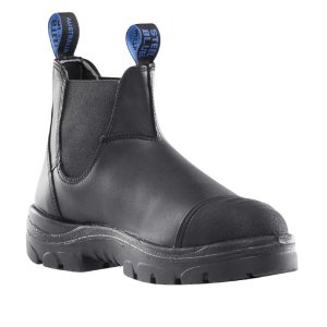 BOOT SLIP ON BLK 8 145MM STEEL BLUE