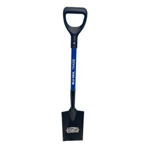 SPADE HEAVY DUTY SHORT STEEL D HDLE BLU-MOL TRADE