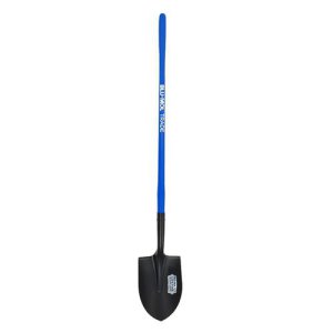 SHOVEL LONG FIBREGLASS HANDLE #0 ROUND MOUTH BLU-MOL TRADE