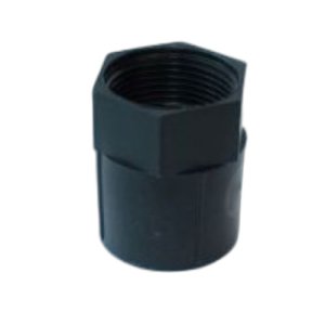 ADAPTER FEMALE LSZH BLACK 25MM EVCCO