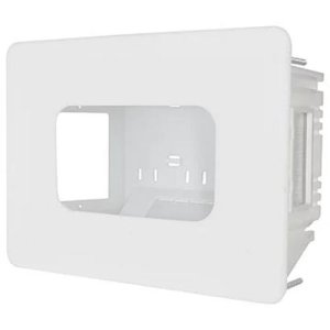 WALL BOX RECESSED W/ BUILT-IN CABLE MGMT SYS WHT