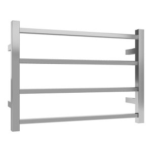 TOWEL RAIL SQUARE LADDER 4 BAR CHROME 430X600 QUADRO