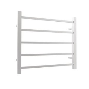 TOWEL RAIL SQUARE LADDER 5BAR BRUSHED NICKEL 530X600 QUADRO
