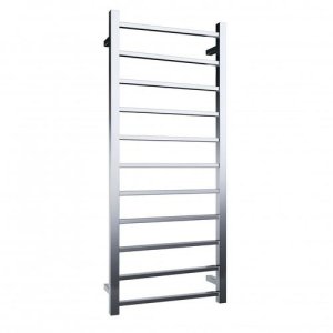 TOWEL RAIL SQUARE LADDER 11 BAR CHROME 1200X450 QUADRO