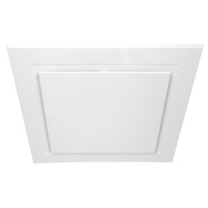FASCIA CONTOUR SMALL SQUARE MATTE WHITE MANROSE