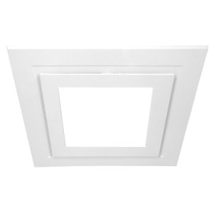 FASCIA CONTOUR LARGE SQUARE TRI COLOUR LED MATTE WH MANROSE