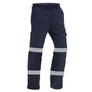 TROUSERS RS LW TAPED NVY 87 17003 TITAN COTTON