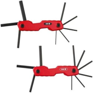 17PC SAE/METRIC FOLDING HEX KEY SET