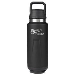 MILWAUKEE PACKOUT  BOTTLE 1064ML (36OZ) CHUG LID BLACK
