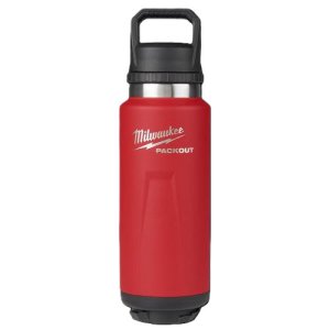 MILWAUKEE PACKOUT  BOTTLE 1064ML (36OZ) CHUG LID RED