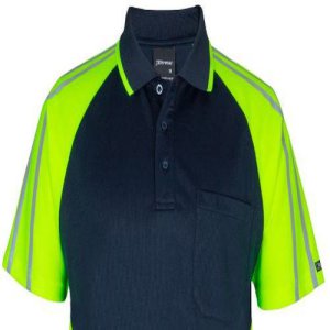 POLO RELFECTIVE STREET SPIDER NAVY/LIME S JBS
