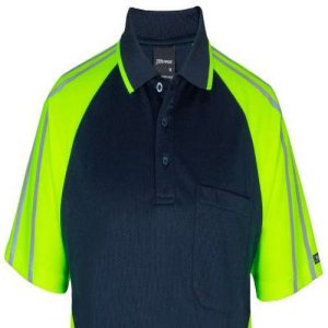 POLO RELFECTIVE STREET SPIDER NAVY/LIME M JBS