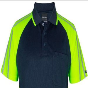 POLO RELFECTIVE STREET SPIDER NAVY/LIME L JBS