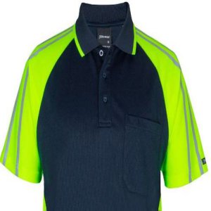 POLO RELFECTIVE STREET SPIDER NAVY/LIME 4XL JBS