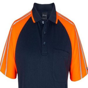 POLO REFLECTIVE STREET SPIDER NAVY/ORANGE XL JBS
