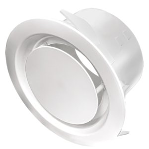 GRILLE EASYFIT WITH CONE DIFFUSER WHITE 150MM MANROSE