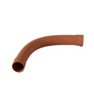 BEND 90  PLAIN ELECTRICAL ORANGE 25MM ICS