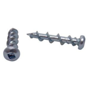 SCREW WALL DOG SQ PANHEAD 6.5X32MM ZINC 25JR WD6532/25J