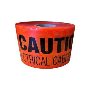 TAPE UNDER GROUND WARNING ORANGE 100MMX300M WATTMASTER