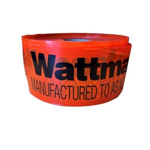 TAPE UNDER GROUND WARNING ORANGE 100MMX500M WATTMASTER