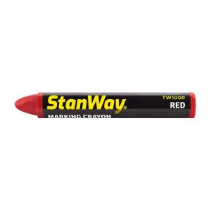 MARKER CRAYON RED TW100R STANWAY