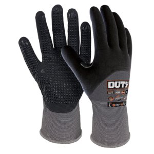 GLOVE HALF COAT DOT GRIP L DUTY INFUSION