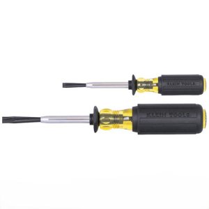 SCREWDRIVER SCREW-HOLDING DRIVER 2PC KIT 4.8 + 6.4MM KLEIN
