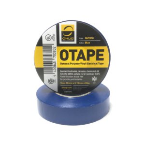 TAPE ELECTRICAL VINYL INSULATION BLUE 18MMX20M OTAPE