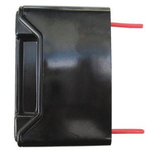 FUSE FITTING 63A RS BLACK BACK WIRE, MAX 35MM CABLE USE