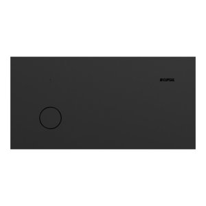 SWITCH HORZ 1G 10AX MATTE BLK SOLIS