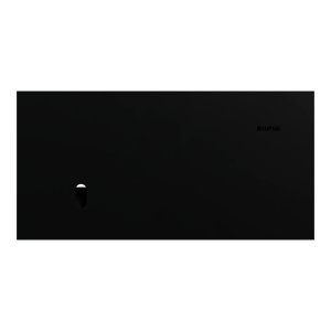 SWITCH GRID & COVER HORZ 1G EBONY ALUM SOLIS T