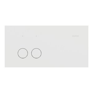 SWITCH HORZ 2G 10AX MATTE WHT SOLIS