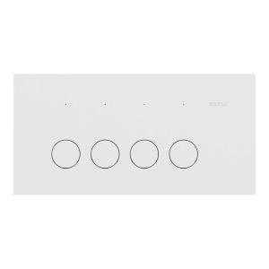 SWITCH HORZ 4G 10AX MATTE WHT SOLIS