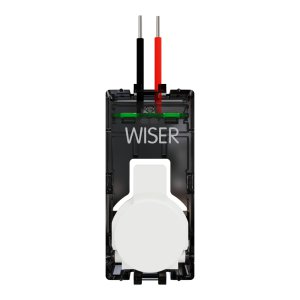 PUSHBUTTON ADAPTOR FOR WISER MODULE MATTE WHT SOLIS