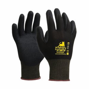 GLOVE POLYAMIDE SPANDEX H/DUTY 13 E450 BLACK BULL