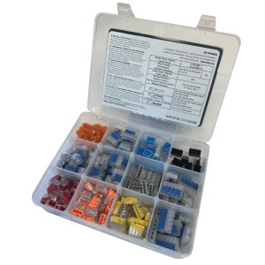 WIRE CONNECTOR KIT PUSH-IN & LEVER PREMIUM IDEAL IND 240PCS