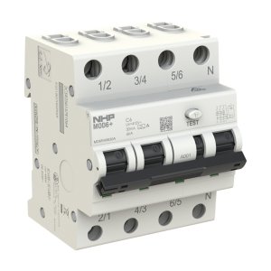 MOD6+ RCBO 6KA 3P &N 20A C CURVE 30MA TYPE A 72MM